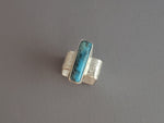 SQUARE STATEMENT TURQUOISE RING