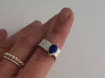 SQUARE Lapis Lazuli Ring