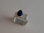 SQUARE Lapis Lazuli Ring