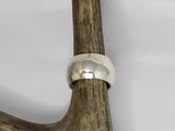 Slight Domed Hammered Ring